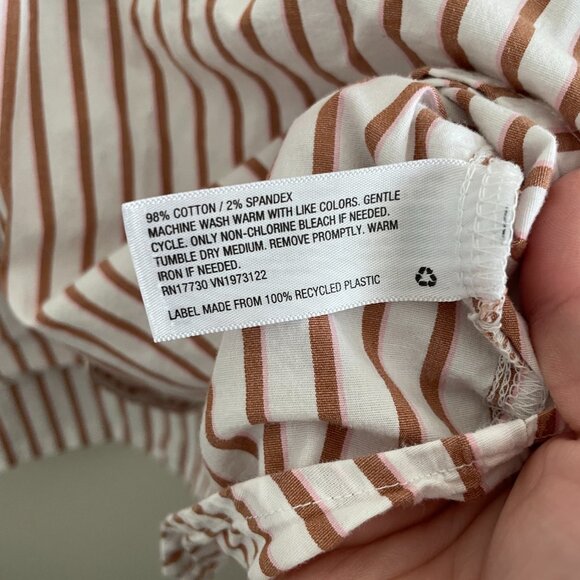 A New Day Oversized Striped Button Down - Picture 5 of 8